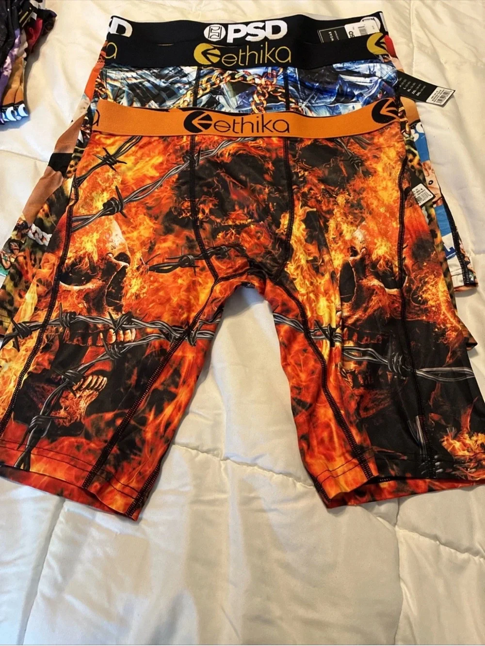 PSD/Ethika mens boxer briefs lot of 8 size medium